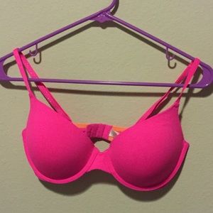 Hot pink Victoria's Secret push up bra